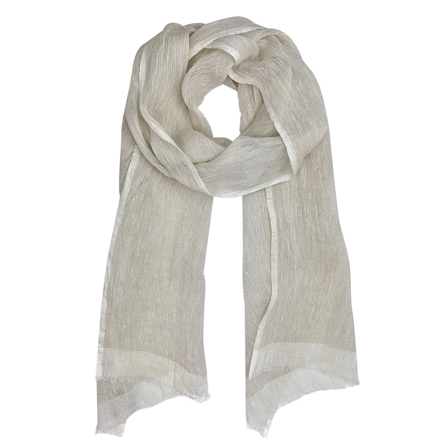 Handwoven Linen Scarf