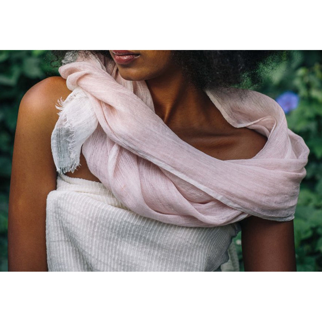 Handwoven Linen Scarf