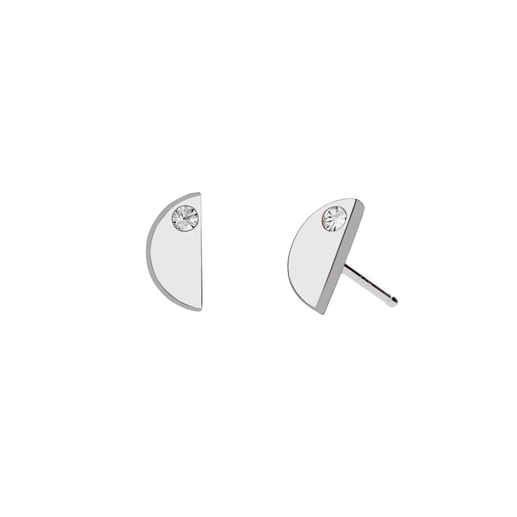 Minimalist Dome Stud Earrings
