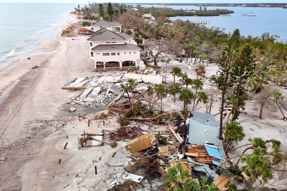 Manasota Key after Hurricane Milton