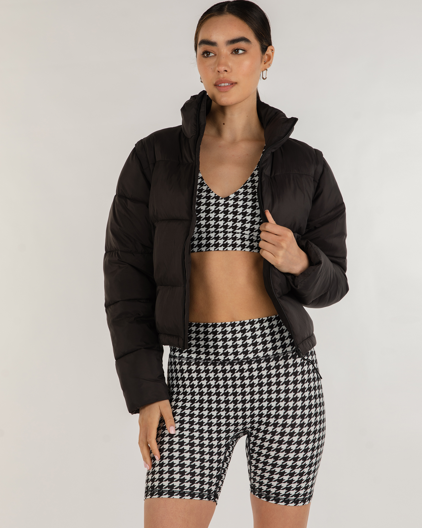 On The Go Puffer Convertible Jacket Vest