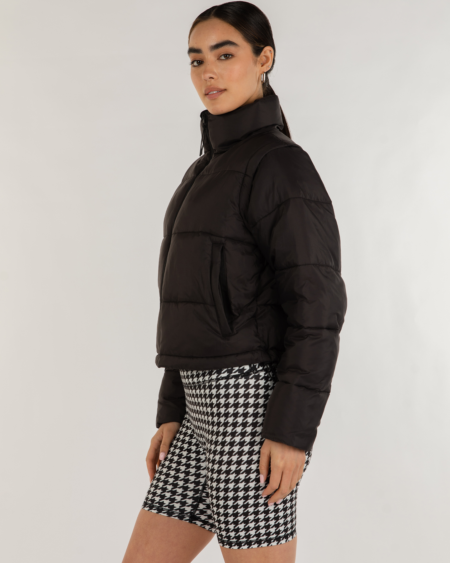 On The Go Puffer Convertible Jacket Vest