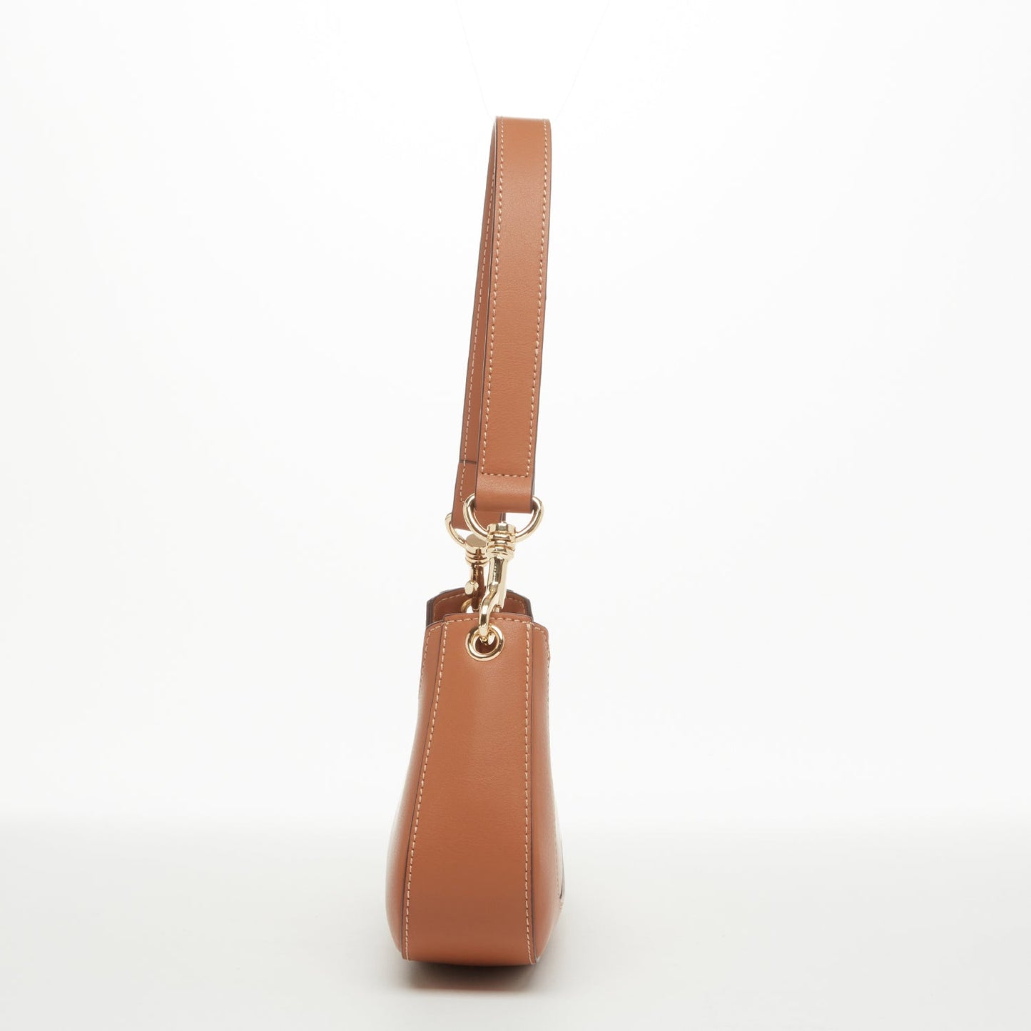 NEW | Leather Brown Baguette Bag