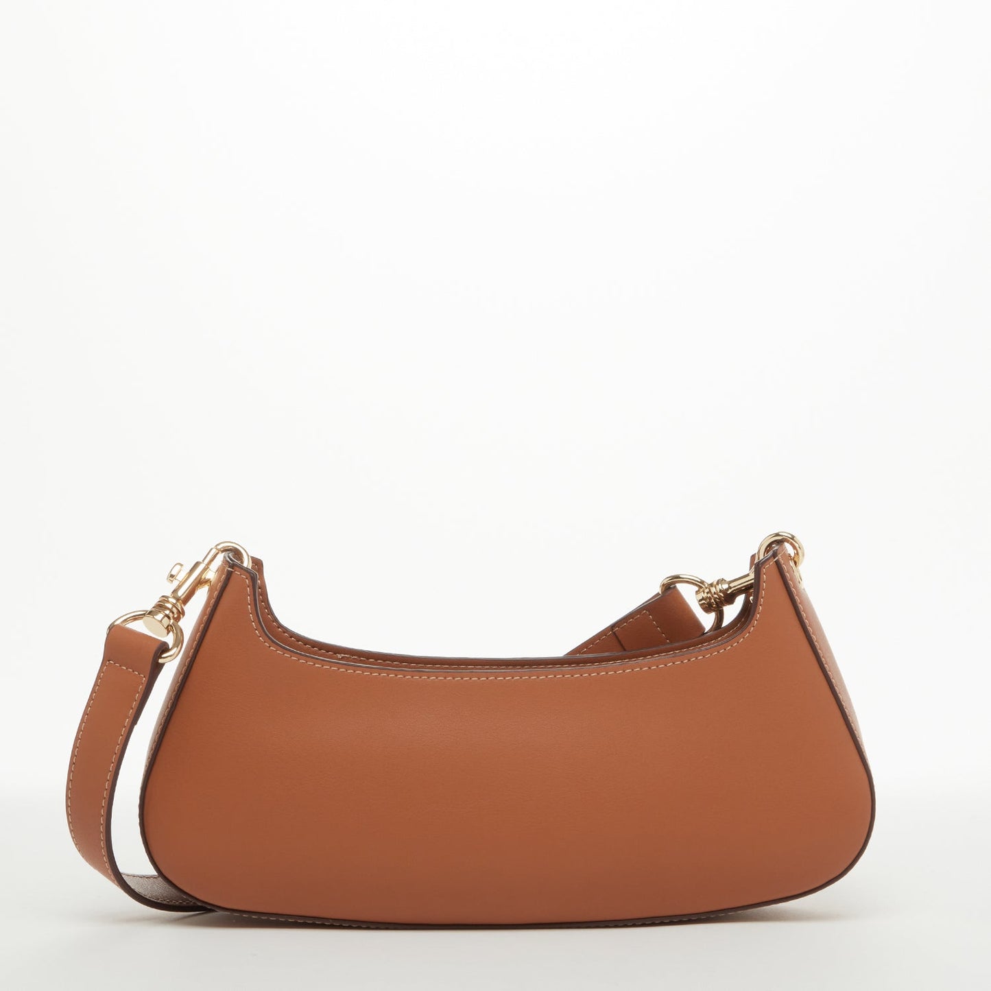 NEW | Leather Brown Baguette Bag