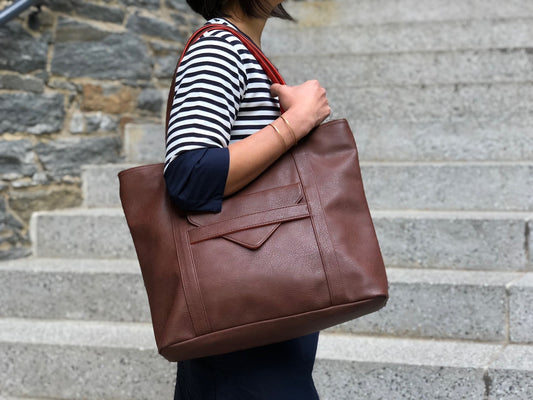 Borough Vegan Leather Tote