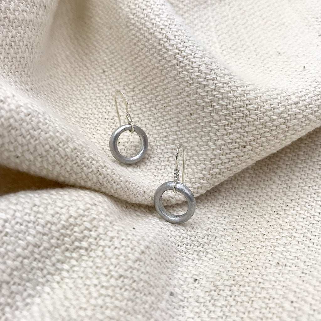 NEW | Recycled Bomb Circle Earrings