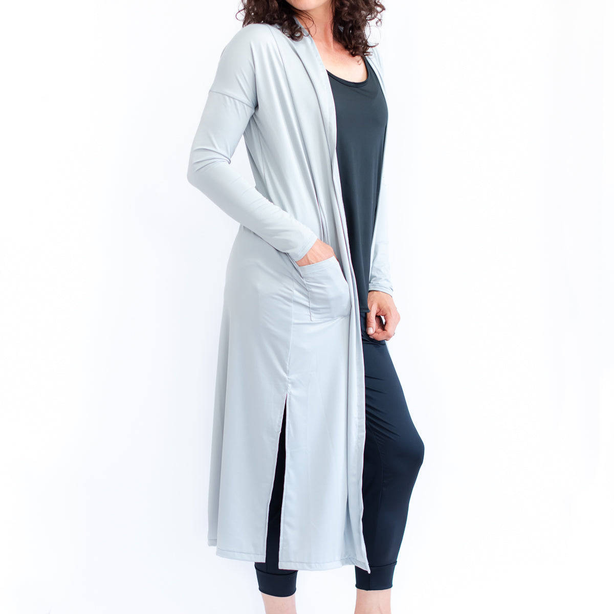 Women's Full Length Duster Cardigan