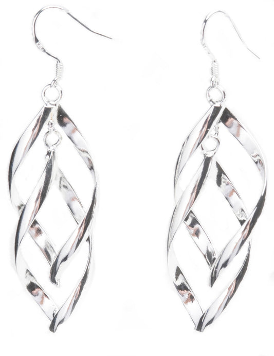 Avalon Sterling Silver Intertwining Earrings