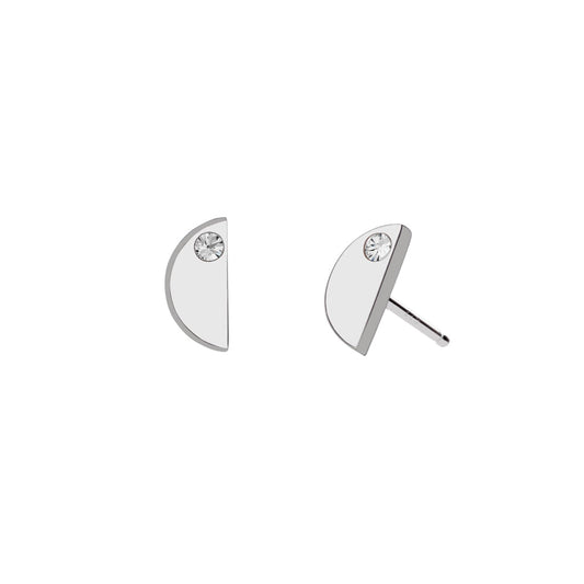 Minimalist Dome Stud Earrings