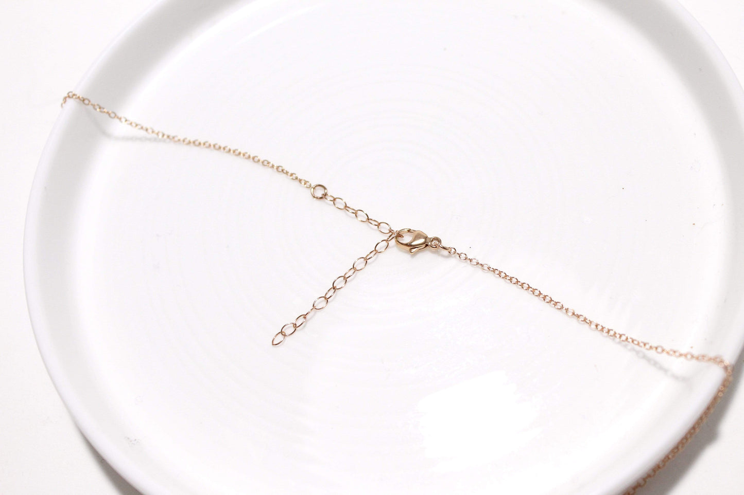 CHARTRES Charm Necklace | dainty rose gold necklace